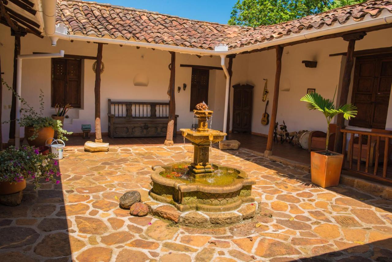 Hotel Hacienda Macedonia Barichara Eksteriør bilde