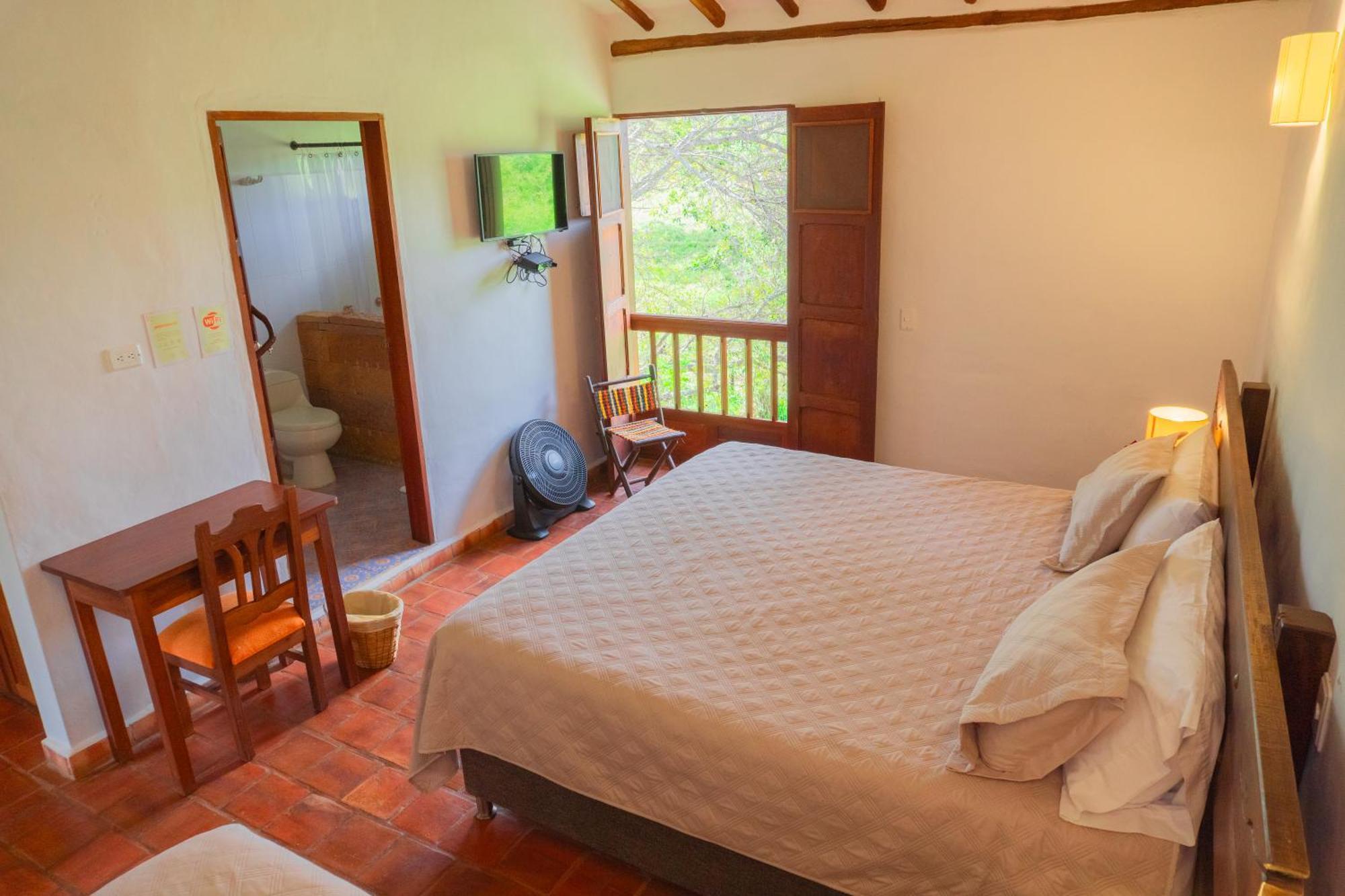 Hotel Hacienda Macedonia Barichara Eksteriør bilde