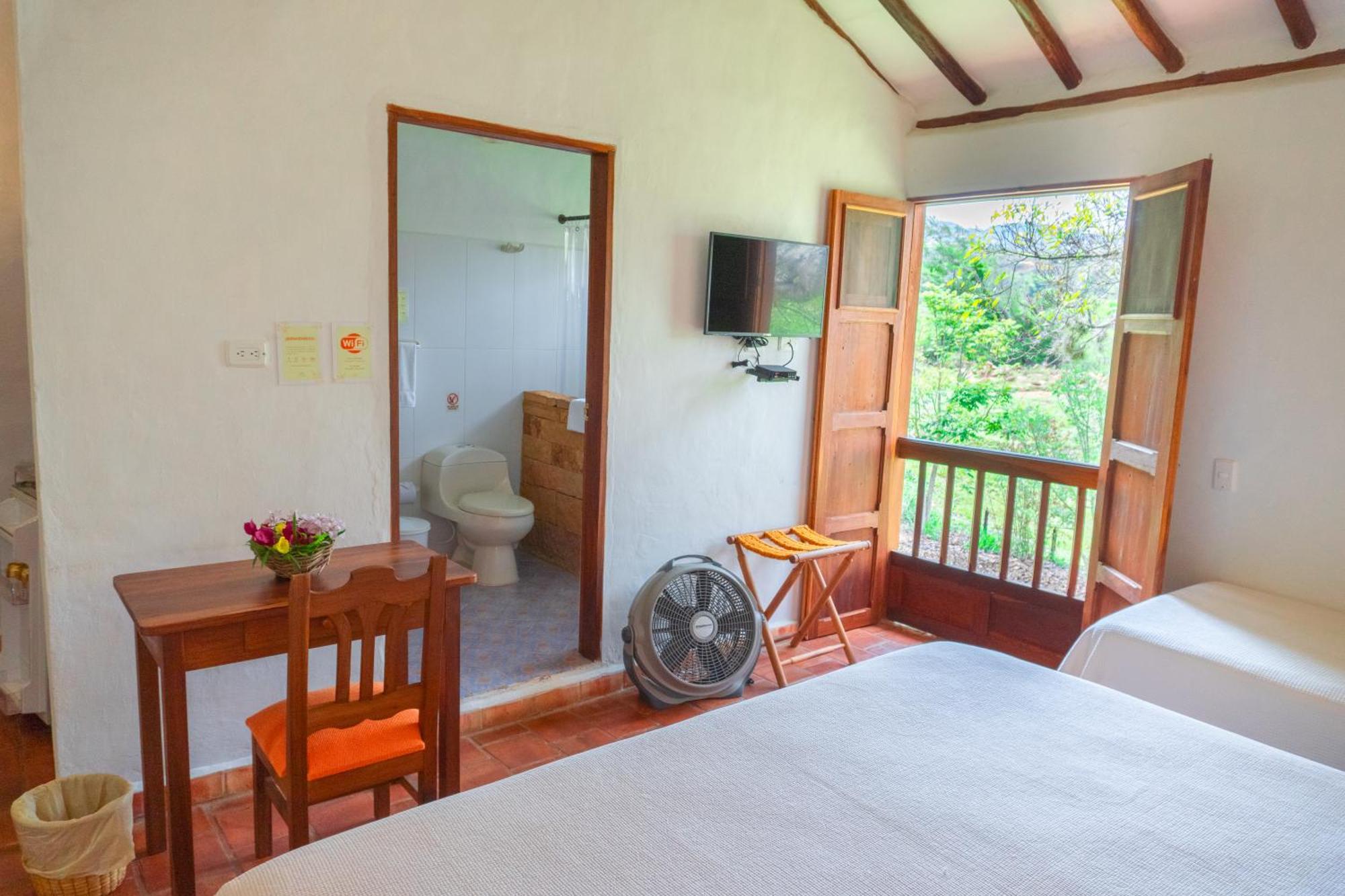 Hotel Hacienda Macedonia Barichara Eksteriør bilde