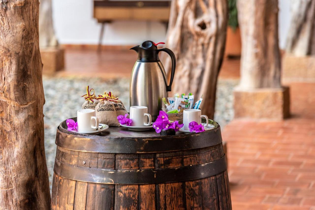 Hotel Hacienda Macedonia Barichara Eksteriør bilde