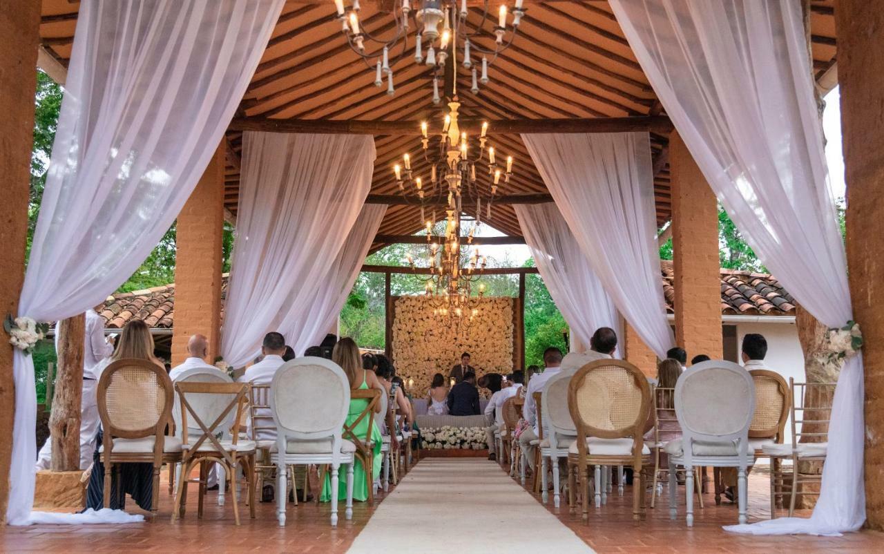 Hotel Hacienda Macedonia Barichara Eksteriør bilde